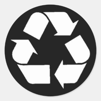 Sticker EcoFlair - Recycle.