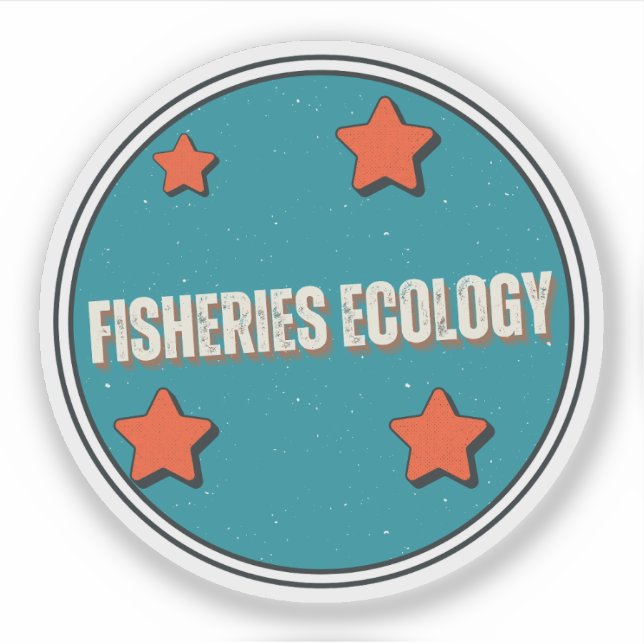 Sticker Écologie des pêches (Devant)