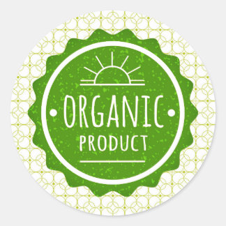 Sticker écologique pour article biologique