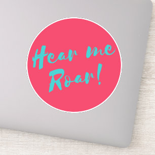 Sticker Écoutez-moi hurler