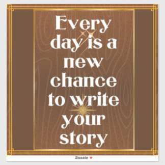 Sticker Écrire votre histoire