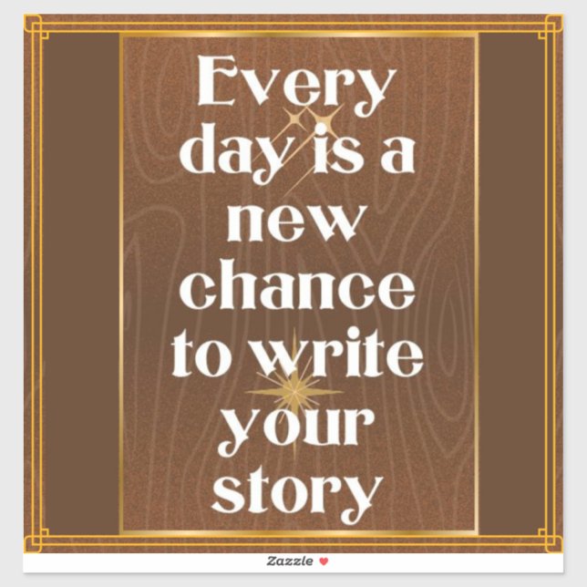 Sticker Écrire votre histoire (Feuille)