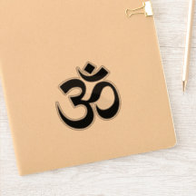 Écriture de symbole Om en script Sanskrit