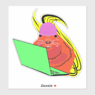 Sticker Écureuil coquin #106