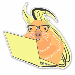 Sticker Écureuil coquin #176
