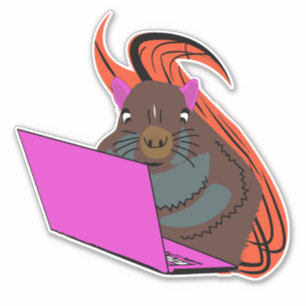 Sticker Écureuil coquin #181