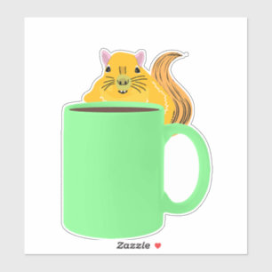 Sticker Écureuil coquin #445