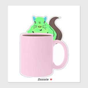 Sticker Écureuil coquin #498