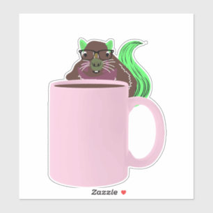 Sticker Écureuil coquin #739