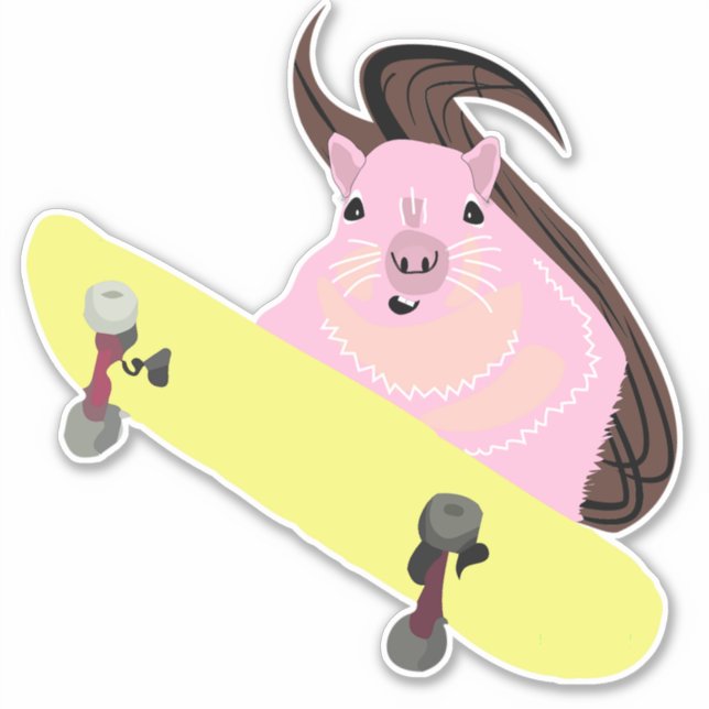 Sticker Écureuil coquin #77 (Devant)