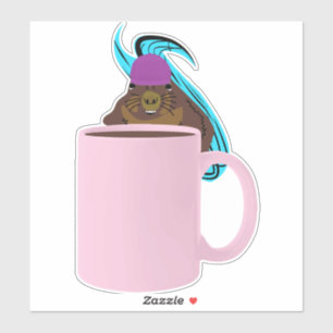 Sticker Écureuil coquin #841