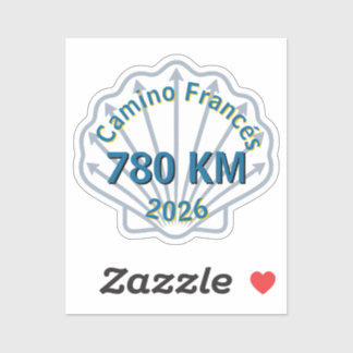 Sticker Écusson de sac à dos personnalisé pour le Camino d