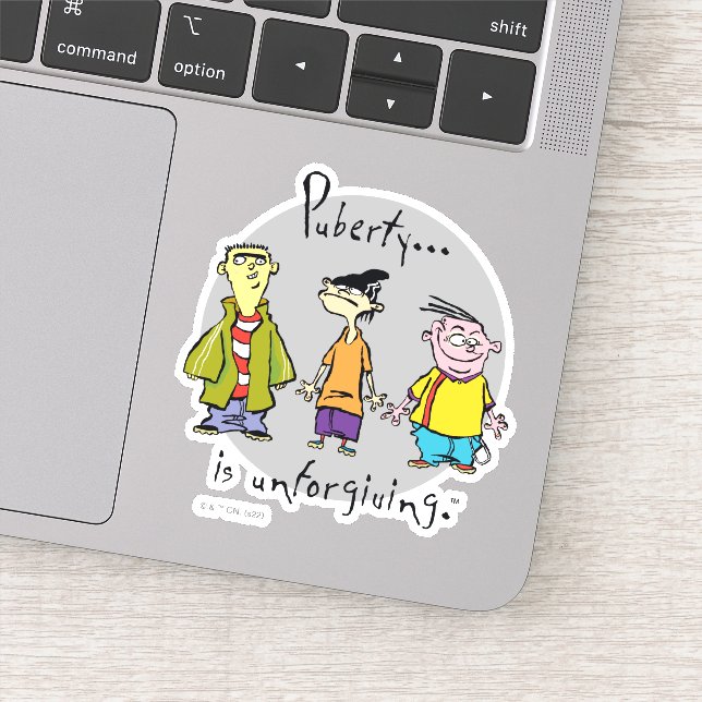 Sticker Ed, Edd, n Eddy - La puberté est impitoyable (Détail)