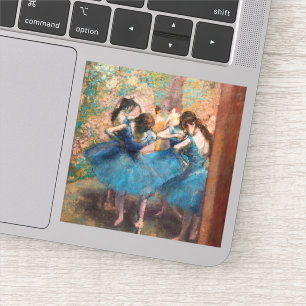 Sticker Edgar Degas - Danseurs en bleu