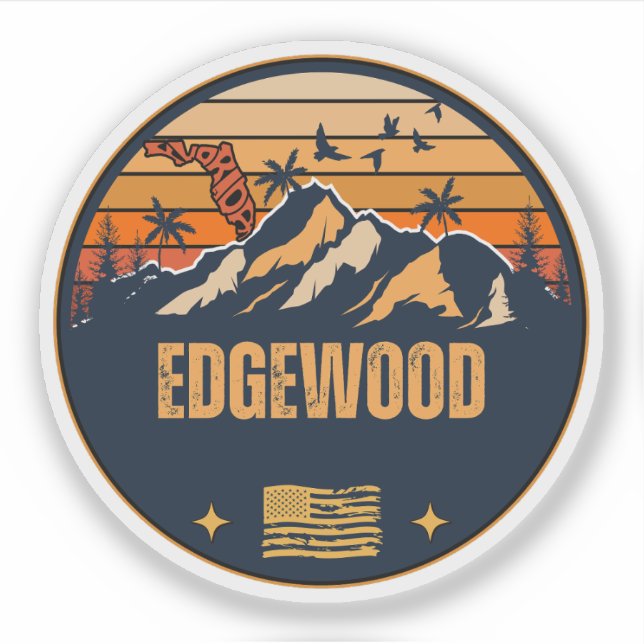 Sticker Edgewood, Floride  (Devant)
