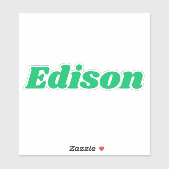 Sticker Edison (Feuille)