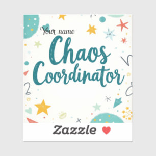 Sticker Editable Chaos Organizer School