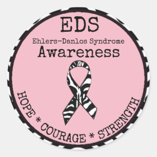 Sticker EDS Rose Zebra Hope & Strength