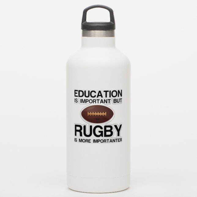 Sticker Éducation et rugby (Gourde)
