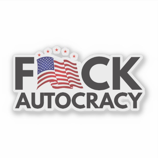 Sticker Eff autocracy (Devant)