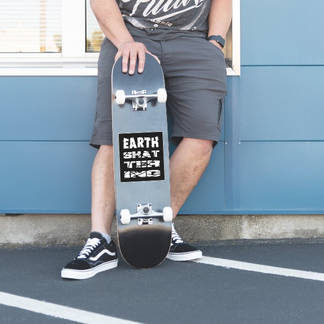 Sticker Effrayant la Terre (Patineur)