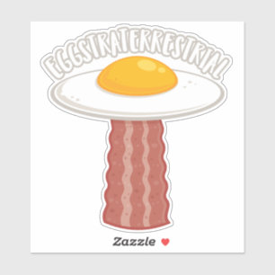 Sticker Eggstraterrestrial Avec Texte