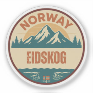Sticker Eidskog, Norvège Norvège