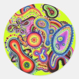 Sticker "Electric Amoeba"