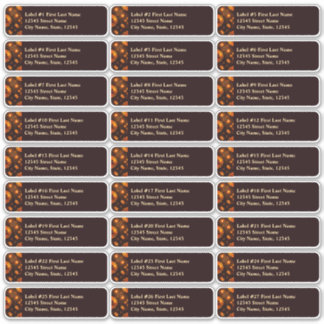 Sticker Elegant Classic Boho Modern Gold #901 Wedding