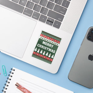 Sticker Élégant élégant Joyeux Noël