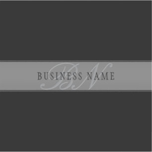 Sticker Élégant script modifiable Nom commercial/autre tex