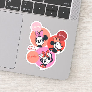 Sticker Élégante, Sassy et un peu tape-à-l'œil Minnie
