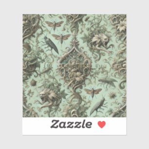 Sticker Élégie chitineuse – Insecte gothique
