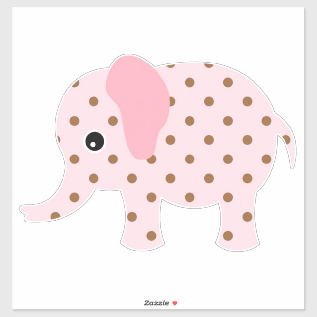 Sticker Eléphant (Feuille)