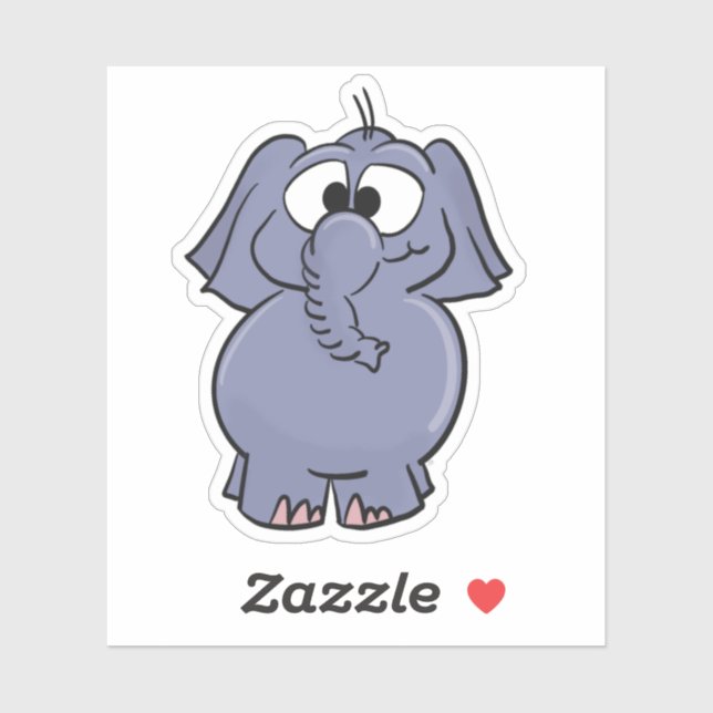 Sticker Eléphant (Feuille)