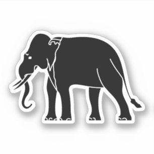 Sticker Éléphant de Siamese