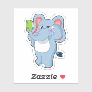 Sticker Elephant Mobile