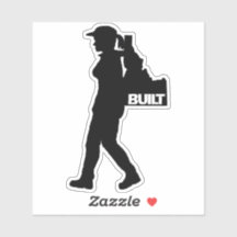 Elle fait du sac à dos Idaho Vinyl Decal