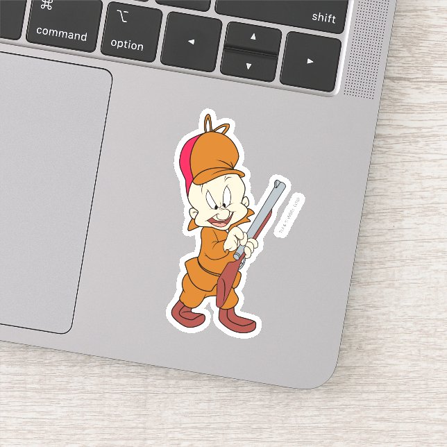 Sticker ELMER FUDD™ Prêt à la chasse (Détail)