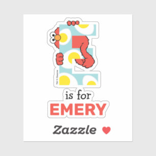 Sticker Elmo Alphabet   E OE