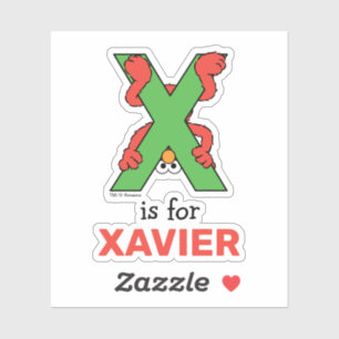 Sticker Elmo Alphabet   Vert X