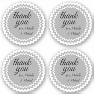 Sticker Élogieux inspirés par joint "vous remercient"