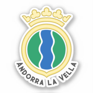 Sticker Emblème d'Andorre-la-Vieille