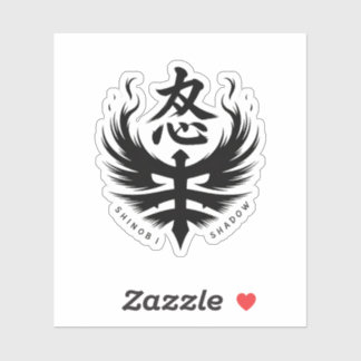 Sticker Emblème de colère Crête de ninja