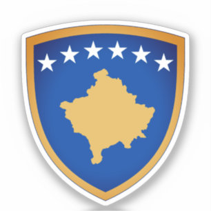 Sticker Emblème de la République du Kosovo