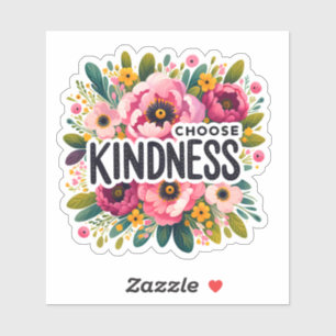 Sticker Embrasser la gentillesse à travers l'art floral vi