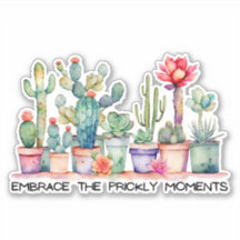 Embrassez Les Moments Prickly Cactus & Succulent