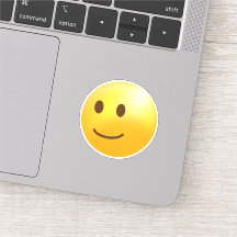 Emoji du visage légèrement souriant