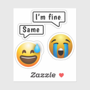 Sticker Emoji Visage doux