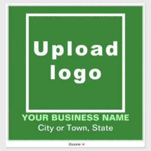 Sticker Emplacement commercial sur Green Grand Carré Vinyl